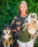 Veterinarian Denice Norton With Her Pets Bear, Poppy, & Buddy