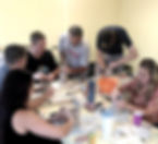 Hand building with clay