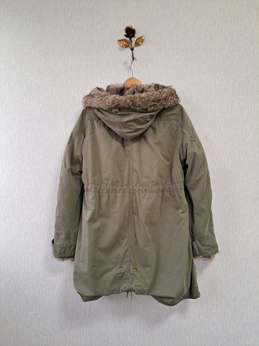 BACK NUMBER モッズコート L カーキ ボアライナー付き ｜ふくほのほの