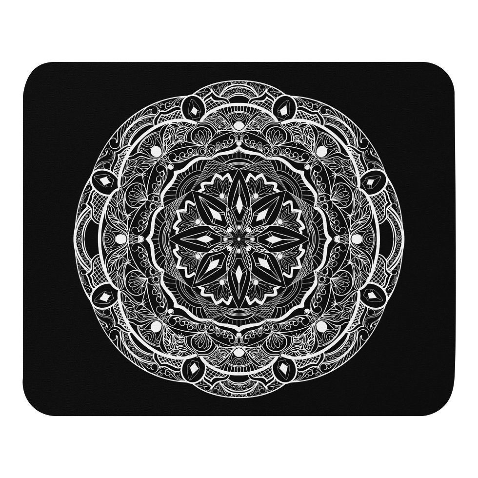 Zen Flower Mouse Pad