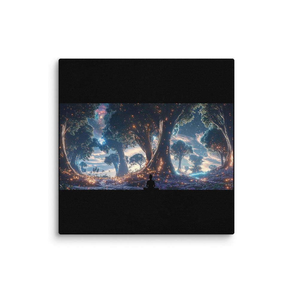 Thumbnail: Beyond The Canopy Canvas Print