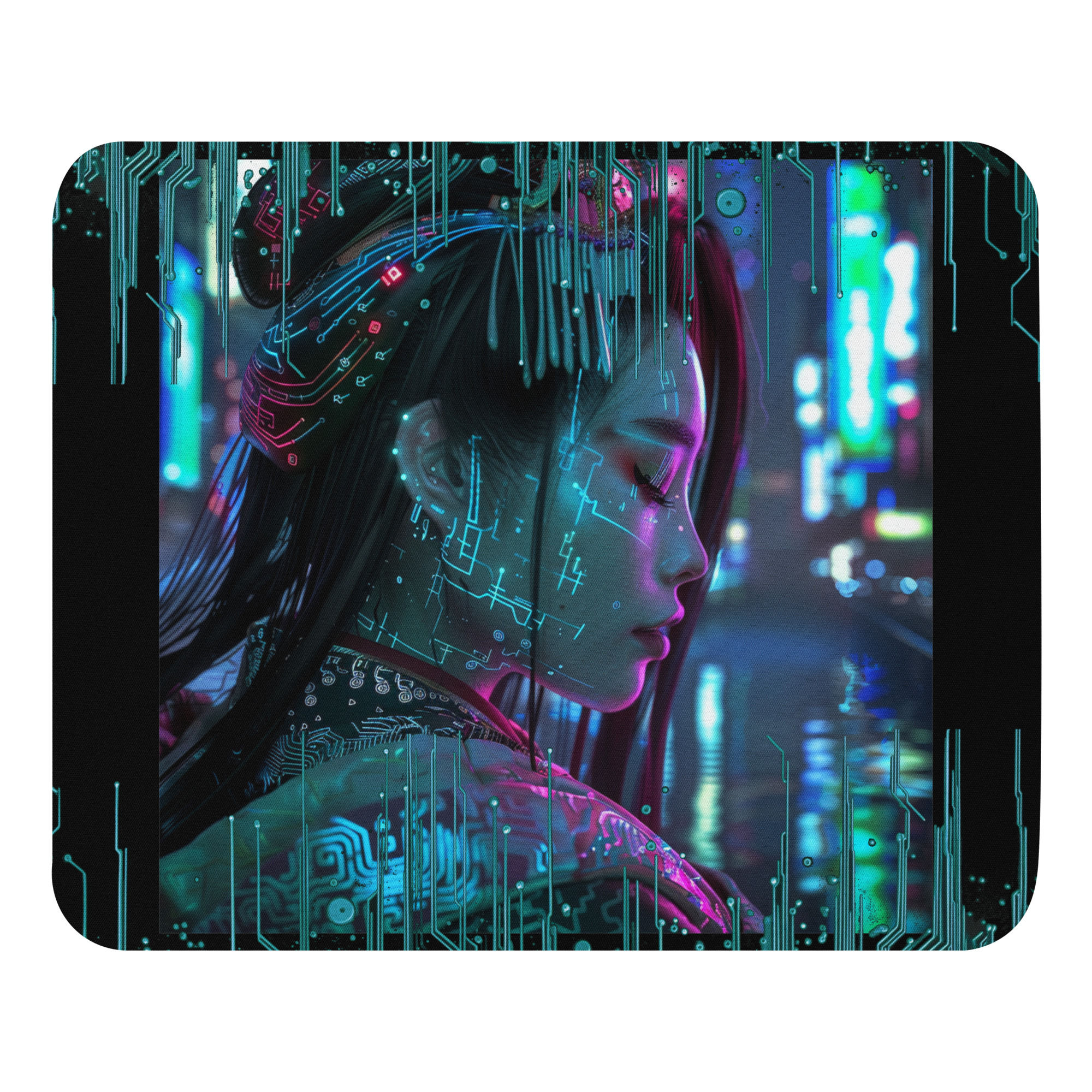 Cyber Geisha "Serenity" Mouse Pad