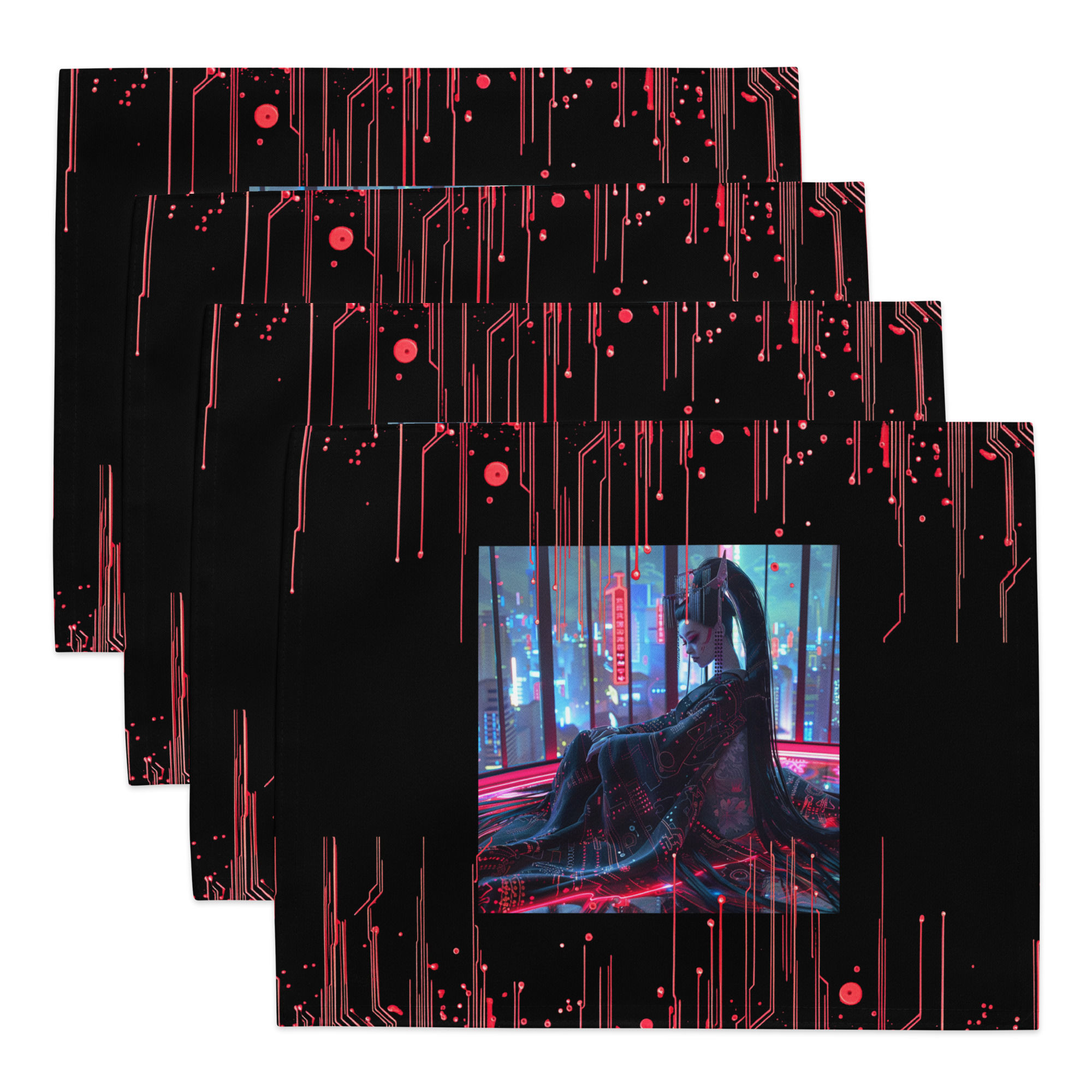 Cyber Geisha Perseverence Placemat Set