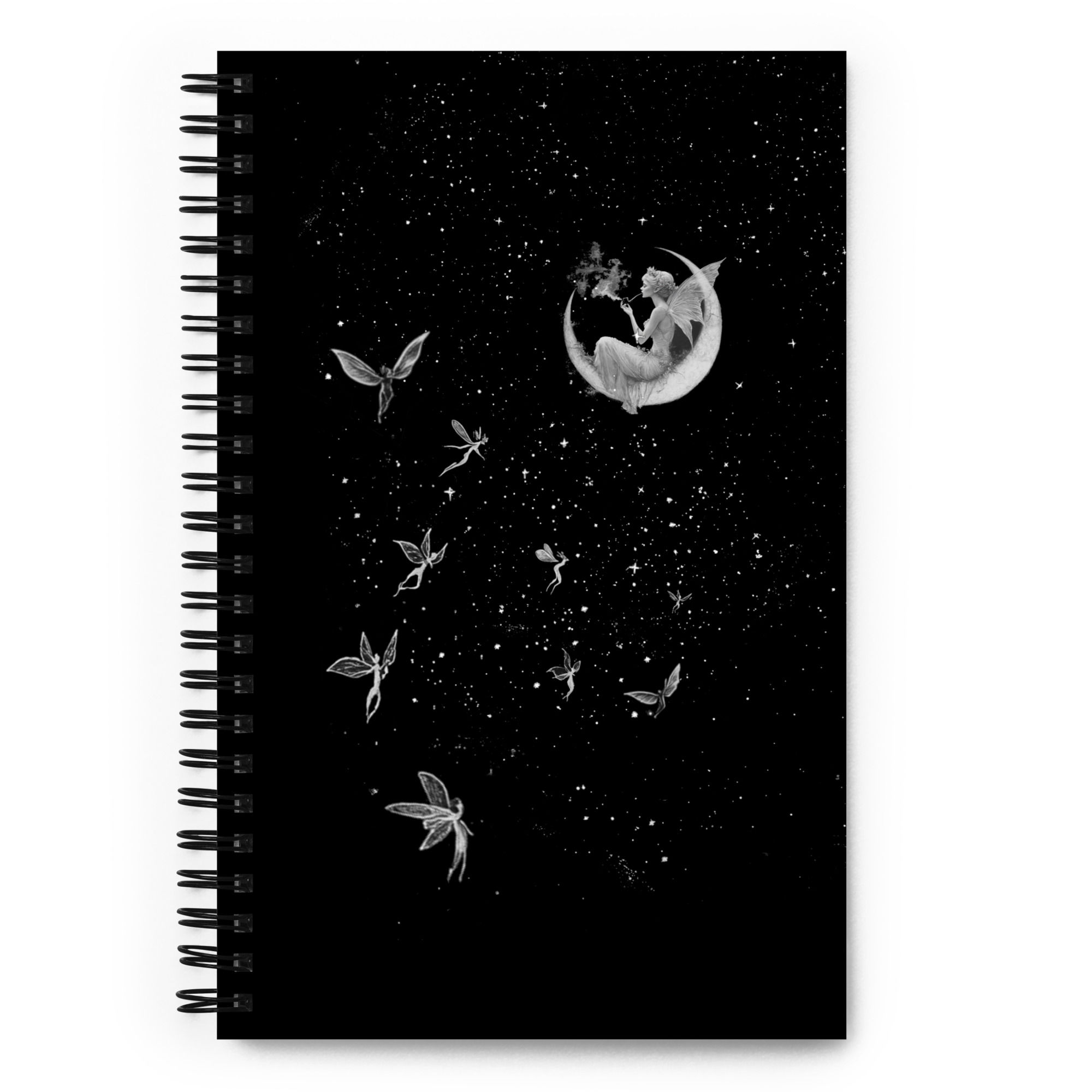 Moon Fairy Spiral Notebook