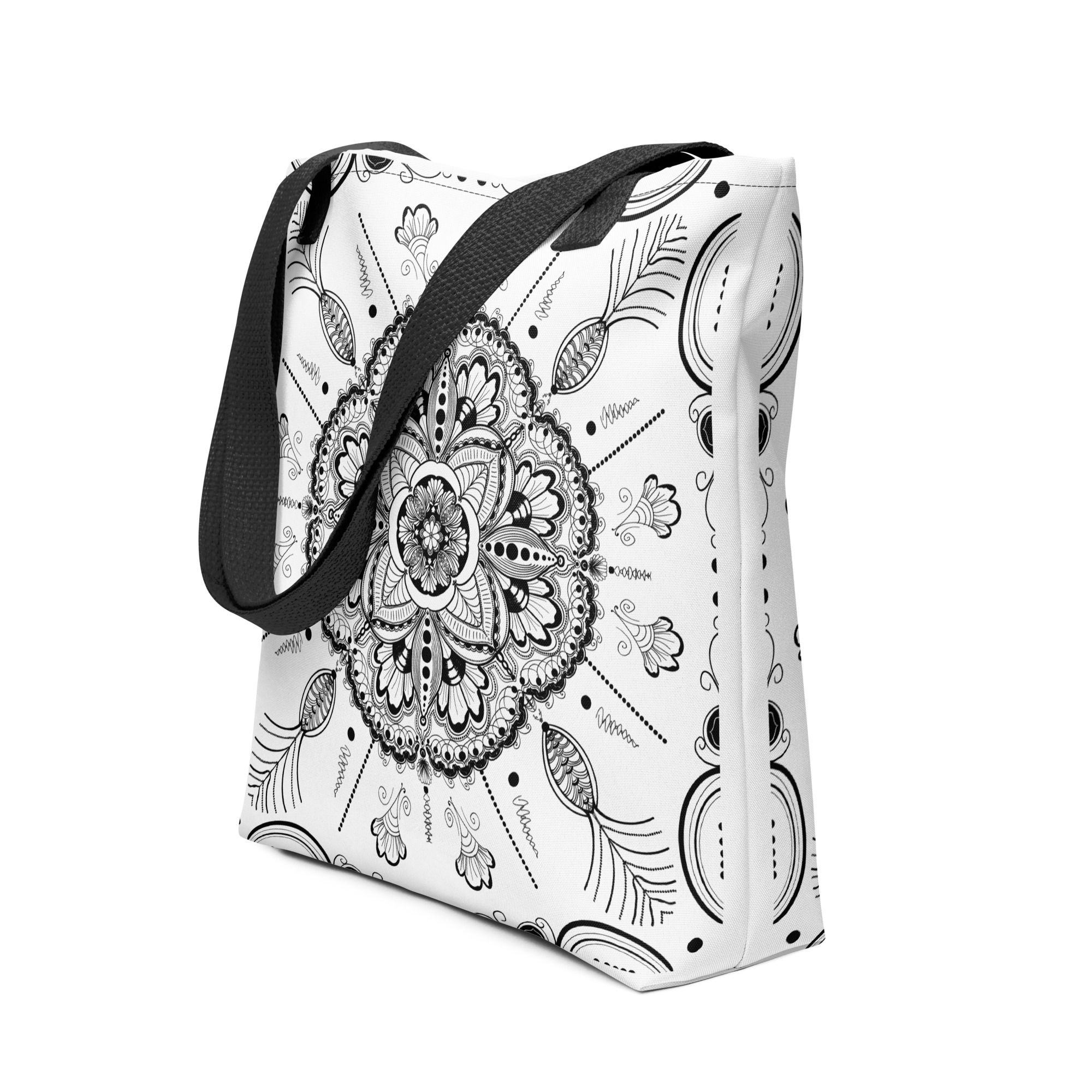 Bali Dreams Black Tote Bag