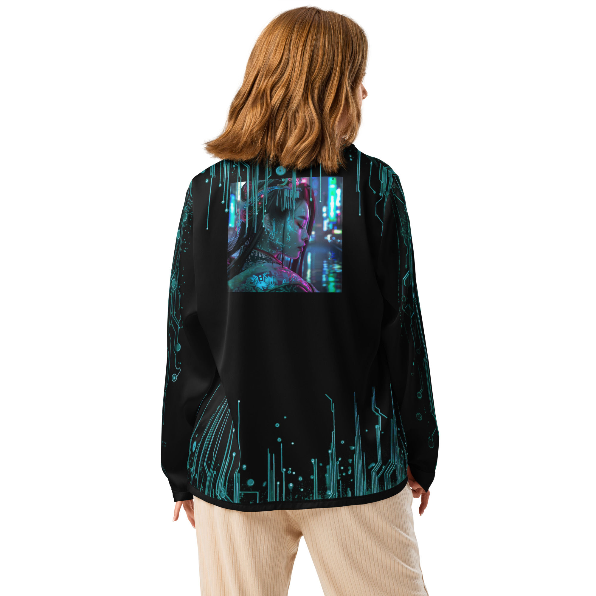 Cyber Geisha "Serenity" Long Sleeve Pajama Top