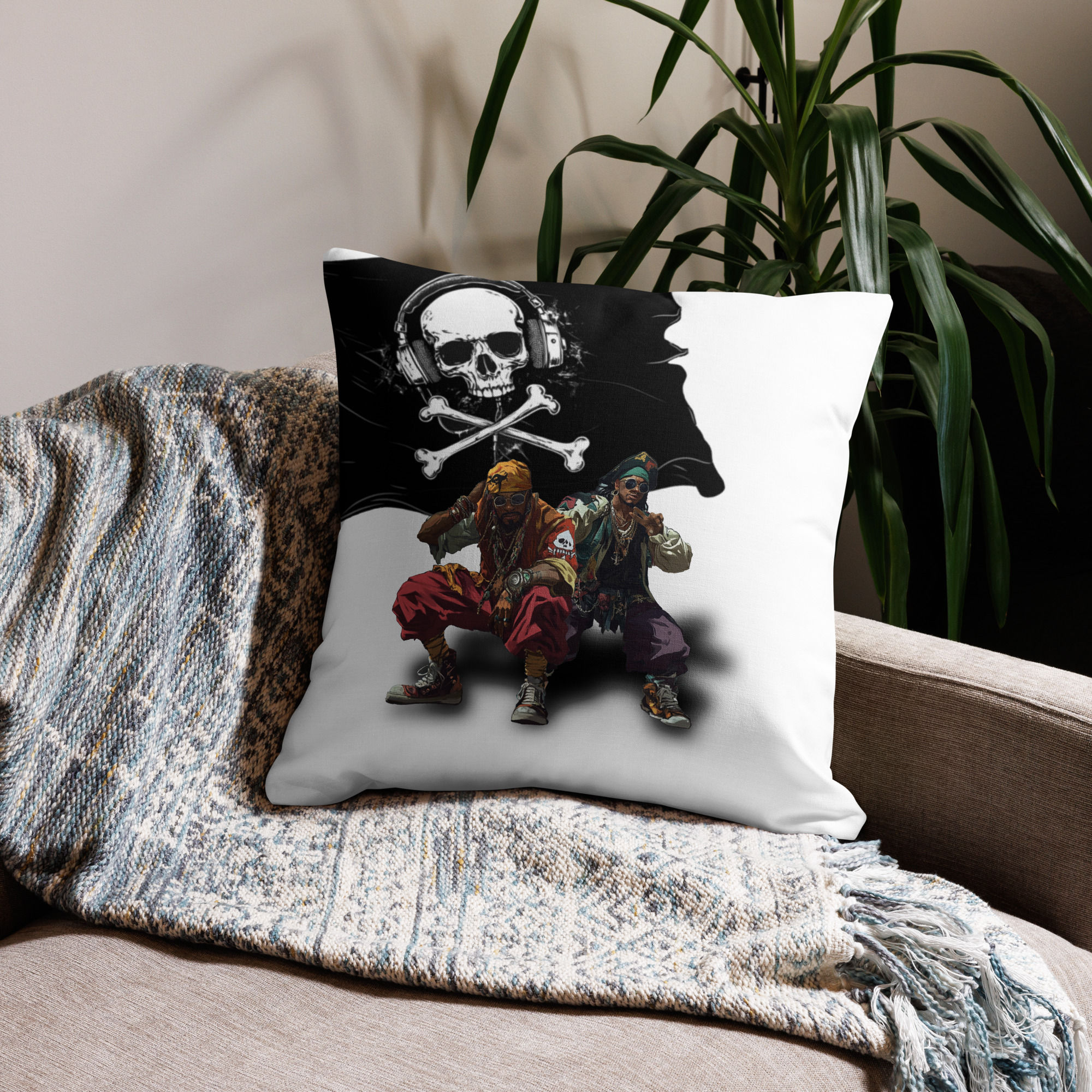 Scallywag Throw Pillow