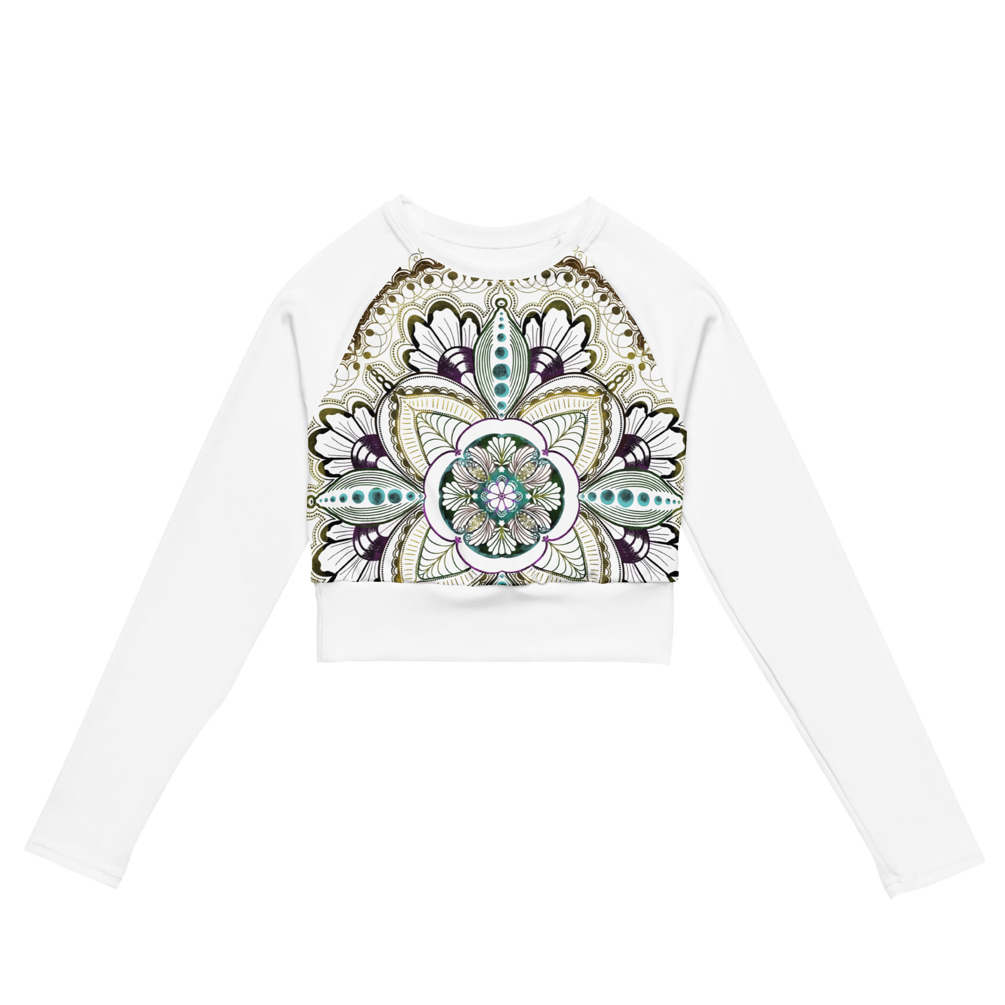 Bali Dreams CV2 Long-Sleeve Crop Top