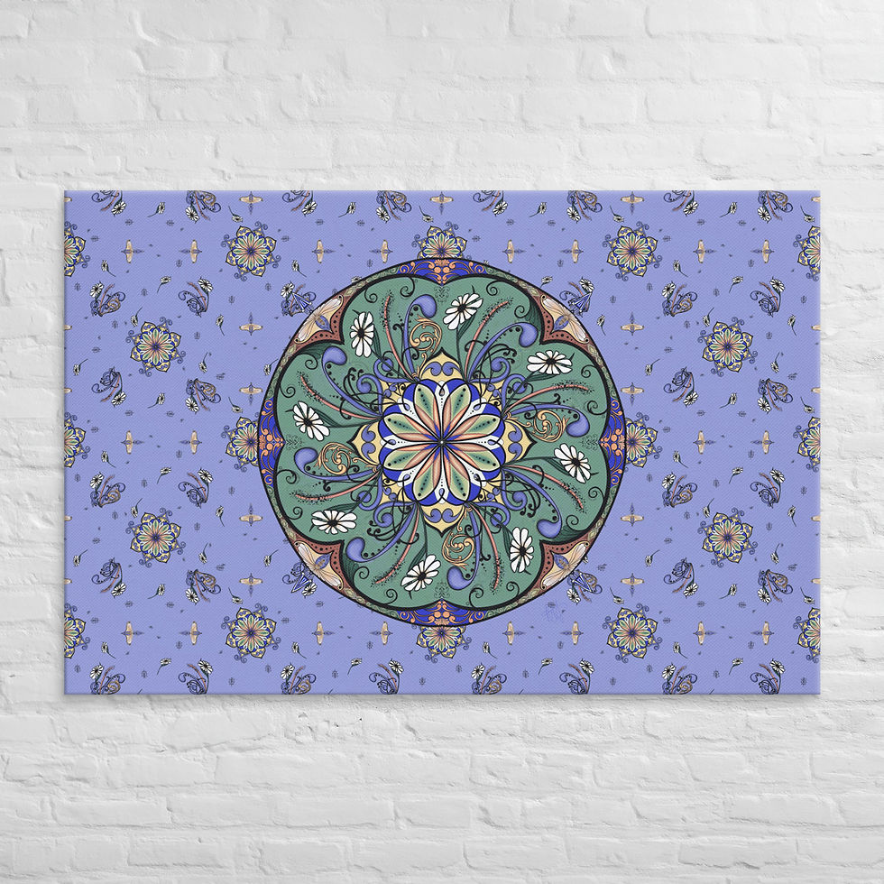 Summer Swirls Canvas Prints