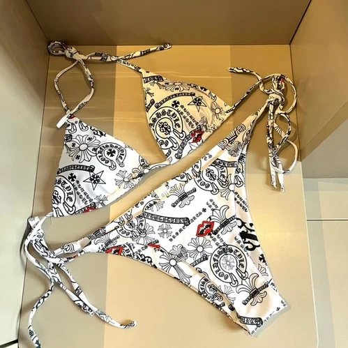 Chrome hearts bikini | 807baddiesco