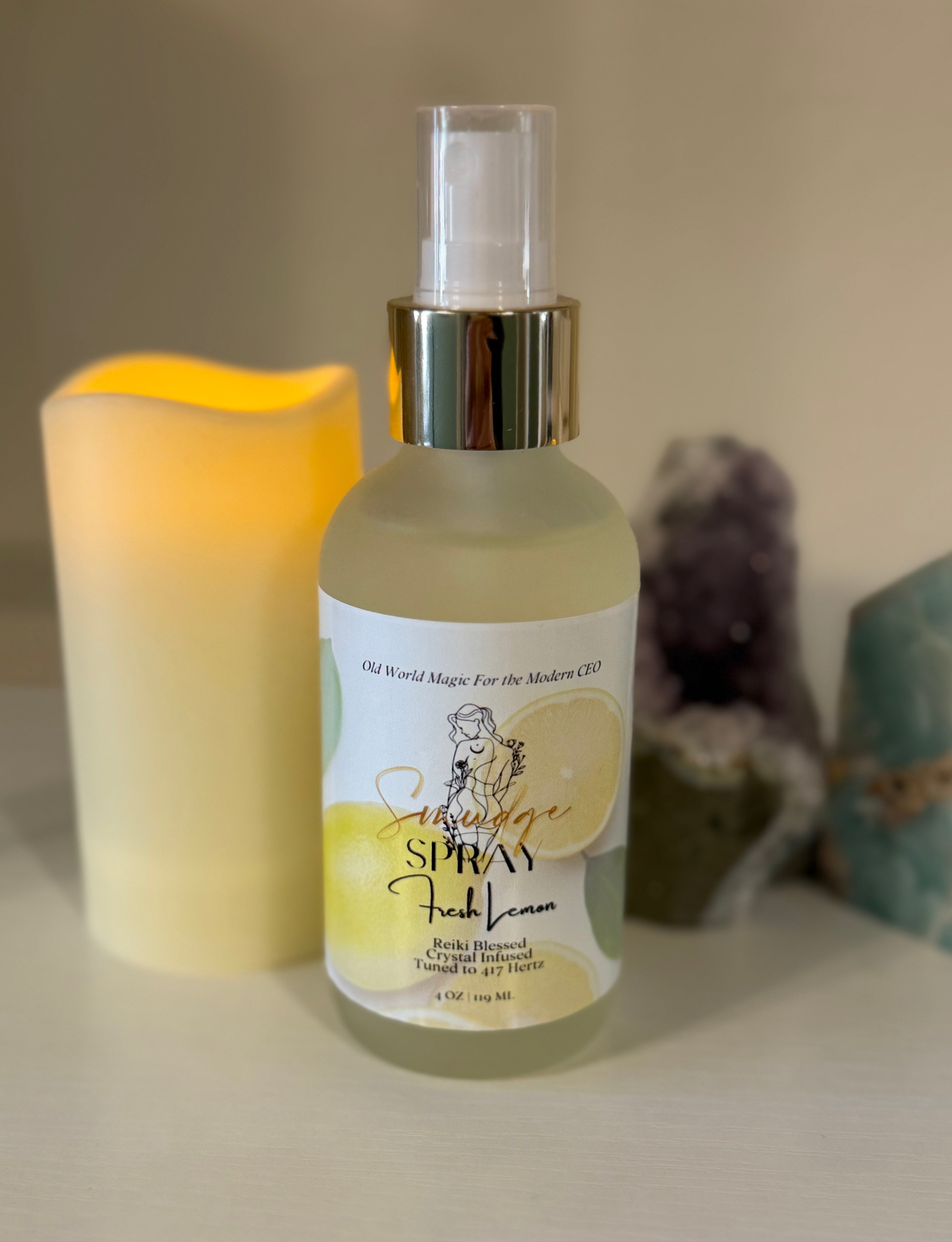 🍋 Fresh Lemon — Smudge Spray