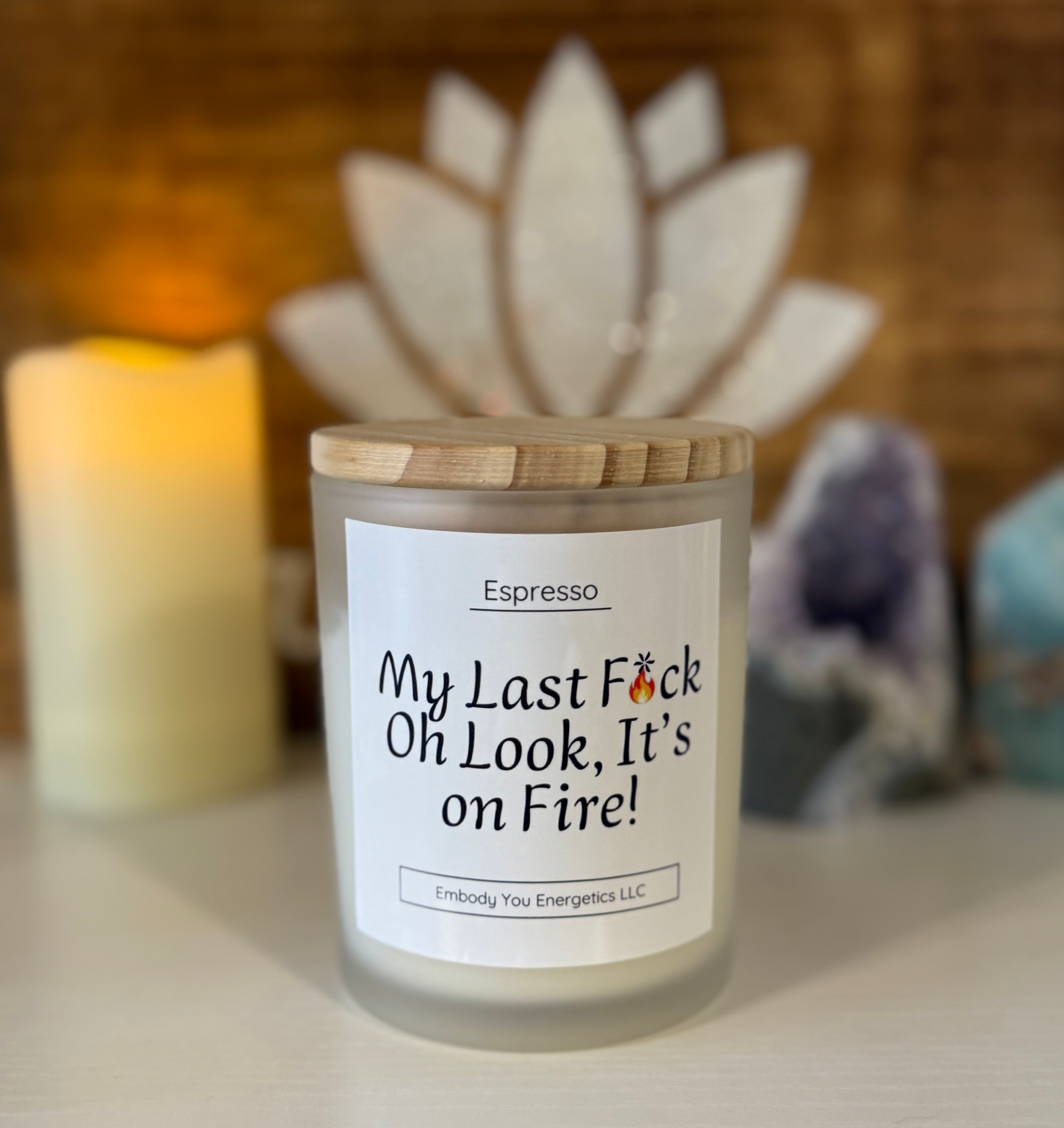 Sarcastic Gift Candle - Espresso (sale!)