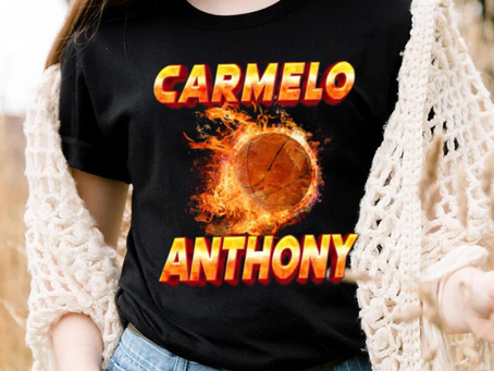 Graphic Sports Carmelo Name Basketball Unisex T Shirt