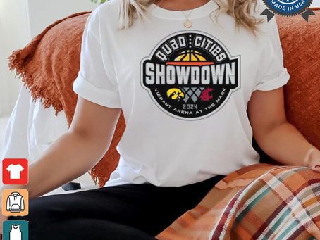 Iowa Hawkeyes Vs Washington State Cougars Quad Cities Showdown Vibrant Arena At The Mark 2024 shirt