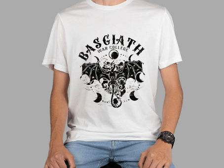Basgiath War College Bookish Shirt Fourth Wing Dragon Rider & Rebecca Yarros Themed