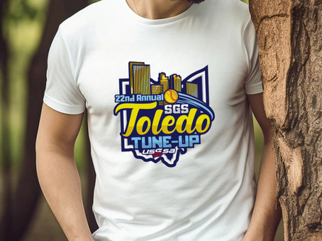 USSSA Ohio Fast Pitch 22nd Annual SGS Toledo Tune up 2023 logo shirt