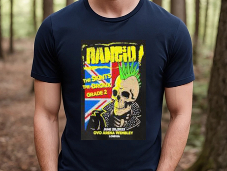 Nice rancid The Skints The Bronx Grade 2 June 20 2023 Ovo Arena Wembley London shirt