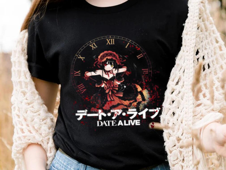 kurumi date a live anime art unisex t shirt zljve