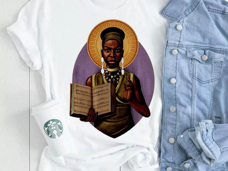 Saint Nina Simone art shirt