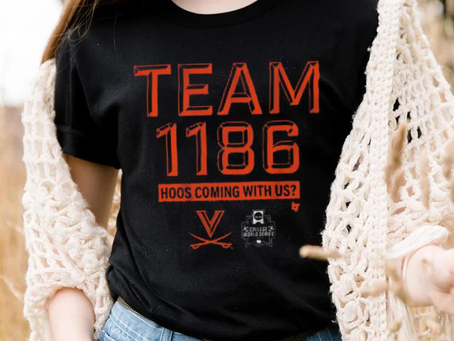 Virginia baseball team 1186 shirt
