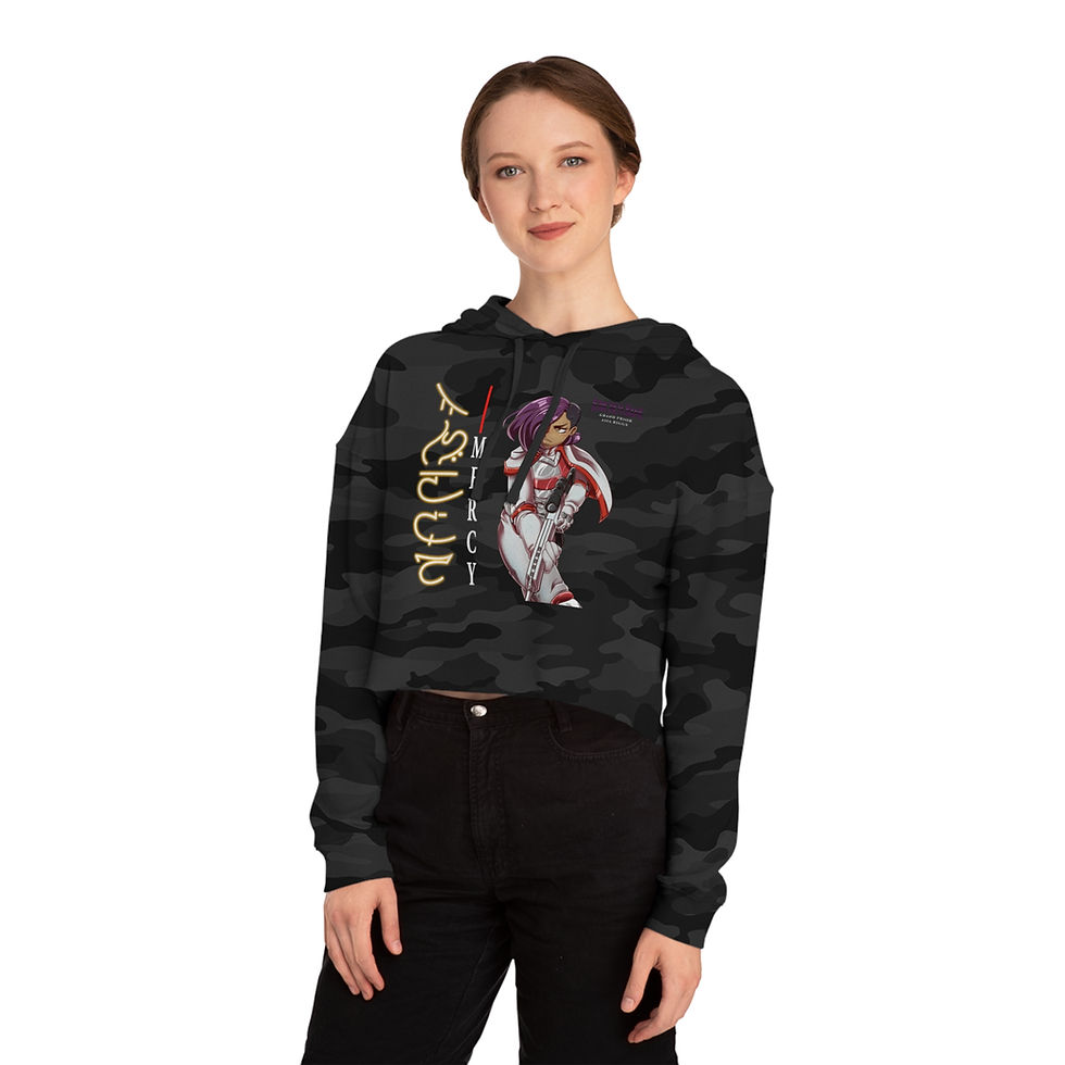 Thumbnail: Women’s Cropped Hooded Sweatshirt
