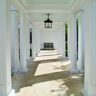 Arcade connecting the Main house to the