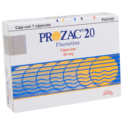 Prozac 20, 20mg/7Caps. (Fluoxetina) Fluoxetine