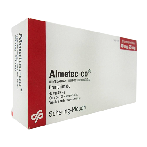 Almetec-Co 28 Tabs. (Almesartan/Hidrochlorothiazide) 40mg/25mg