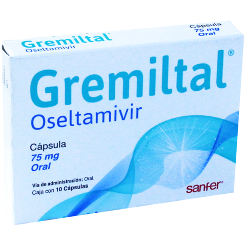 Oseltamivir Phosphate (Gremiltal) 75mg/10caps.