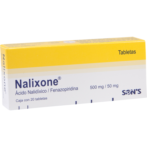 Nalidixc Acid / Fenazopiridina (Nalixone) 50/500mg