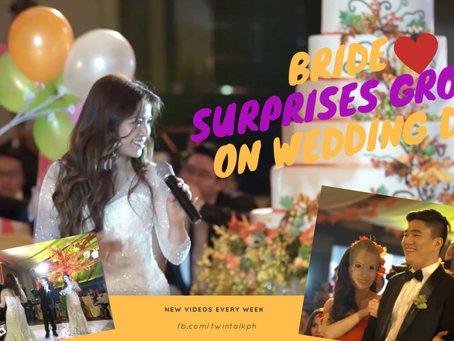 Surprised my Groom during our Wedding Day
