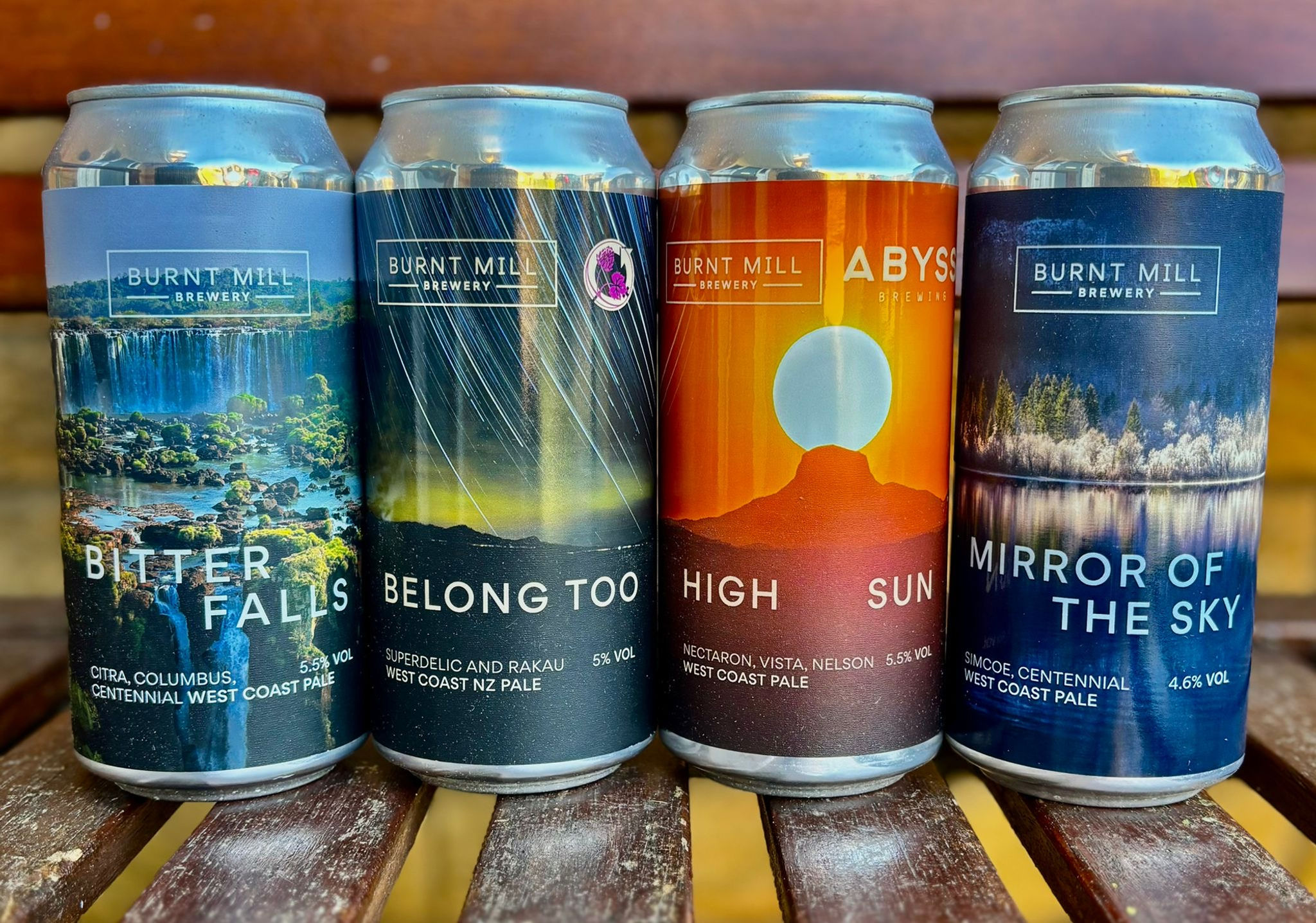 NEW Burnt Mill West Is Best 4 Pack