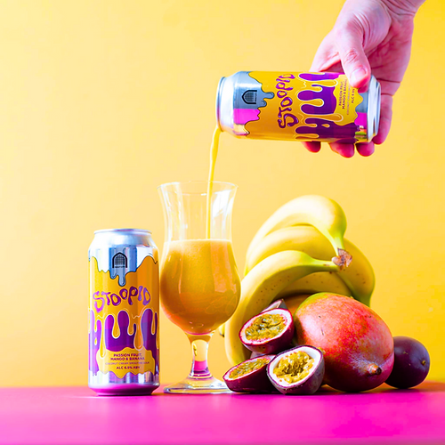 Vault City Brewing Birthday Beer - Stoopid: Passion Fruit, Mango & Banana Vault City Brewing Birthday Beer - Stoopid: Passion Fruit, Mango & Banana