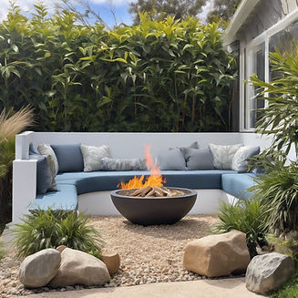 L shape bench seat garden with fire pit coastal .jpg