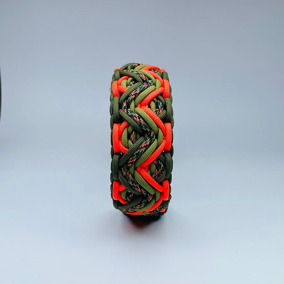 Küçük resim: Faroe Orange Paracord Köpek Tasması (Large, XLarge)
