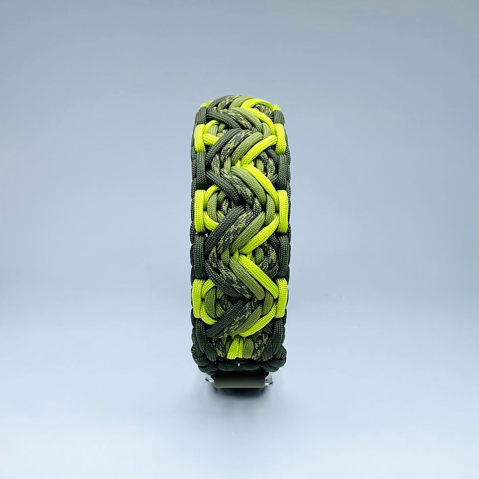 Küçük resim: Faroe Lime Paracord Köpek Tasması (Large, XLarge)
