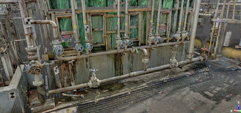 Chemical Plant Laser Scan Survey and ISO Creation