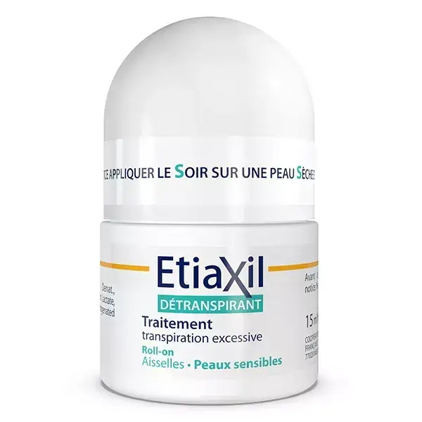 ETIAXIL Déodorant Détranspirant Transpiration Excessive SENSITIVE 15ml para pharmacie alger algerie dz prix