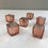 Thumbnail: Rose Gold Mercury Votive Holder Sets