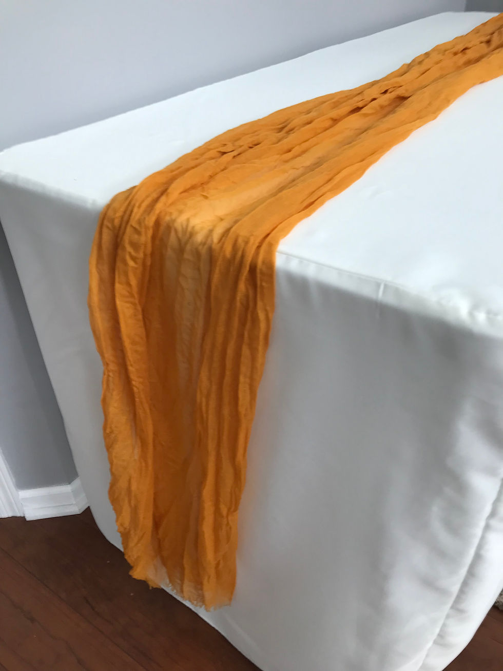 Thumbnail: Mustard Cheesecloth Runners (10’)