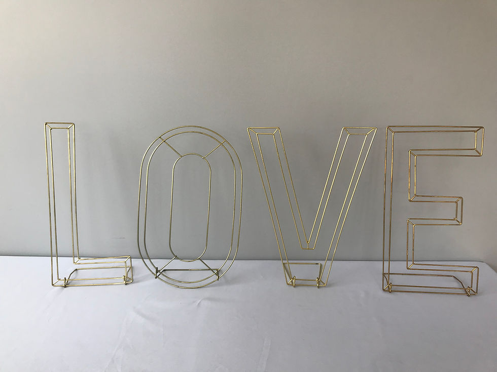 Thumbnail: LOVE signs (18" letters)