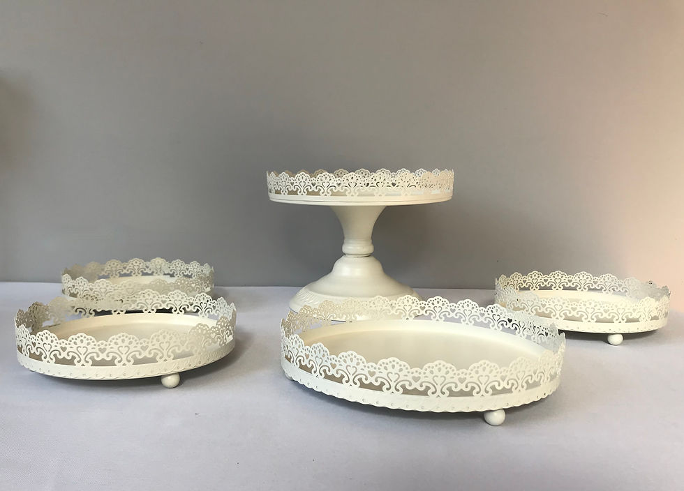 Thumbnail: Cream/Off-white Dessert Stands