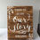 Thumbnail: Wooden “Our Story” Sign