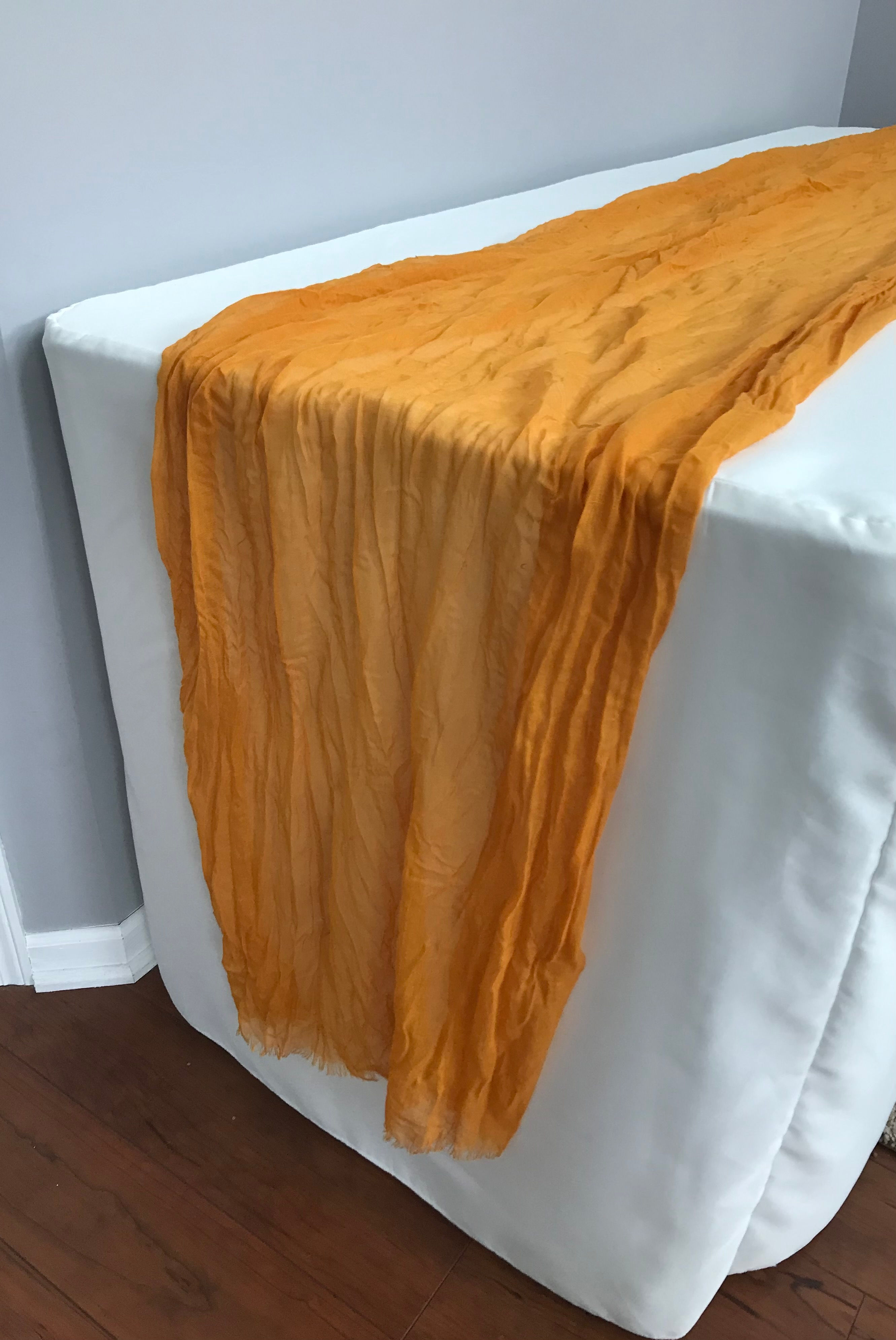 Mustard Cheesecloth Runners (10’)