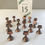 Thumbnail: Bronze Table Number Holder Clip Set