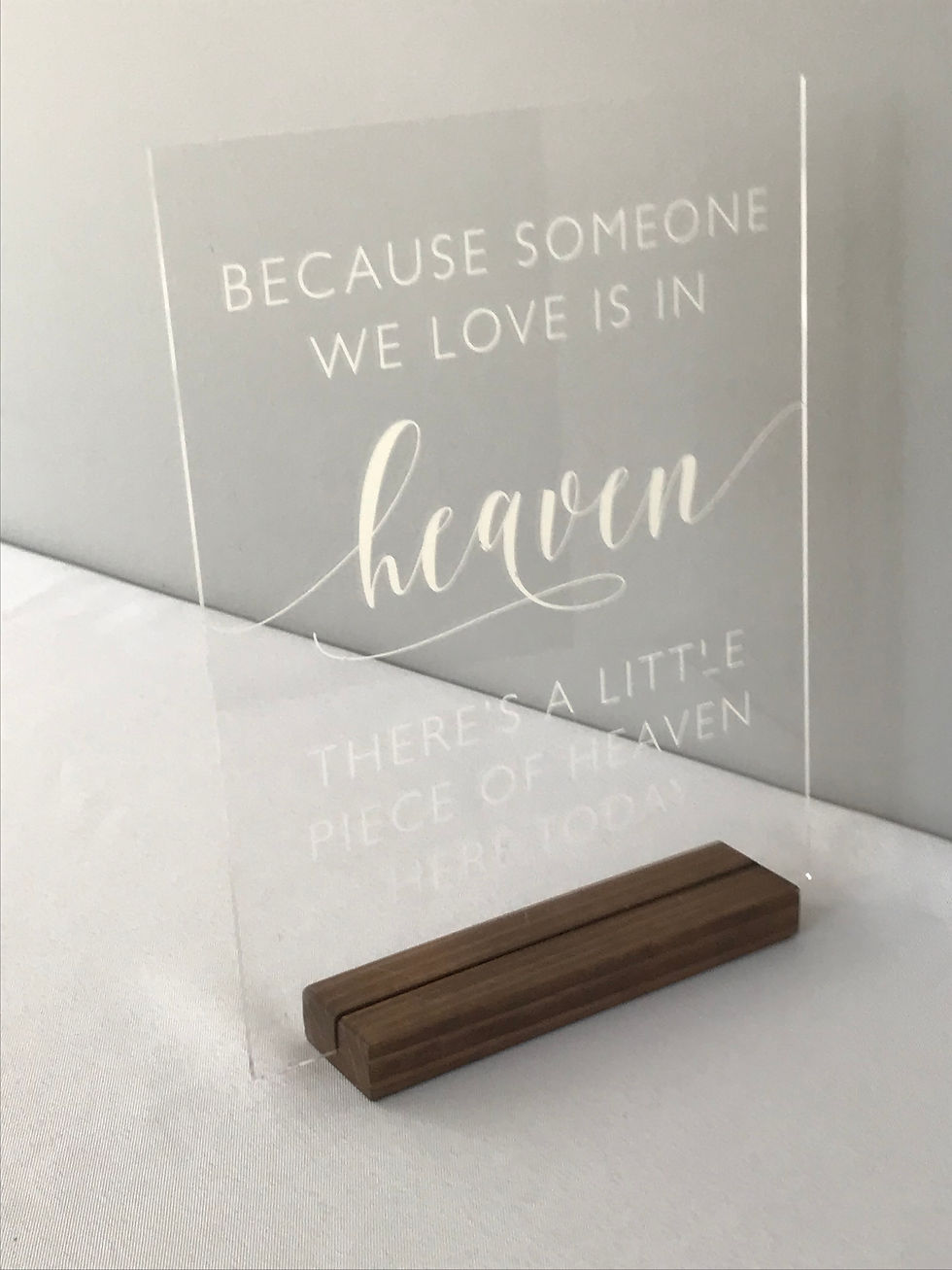 Thumbnail: “In Loving Memory” Sign