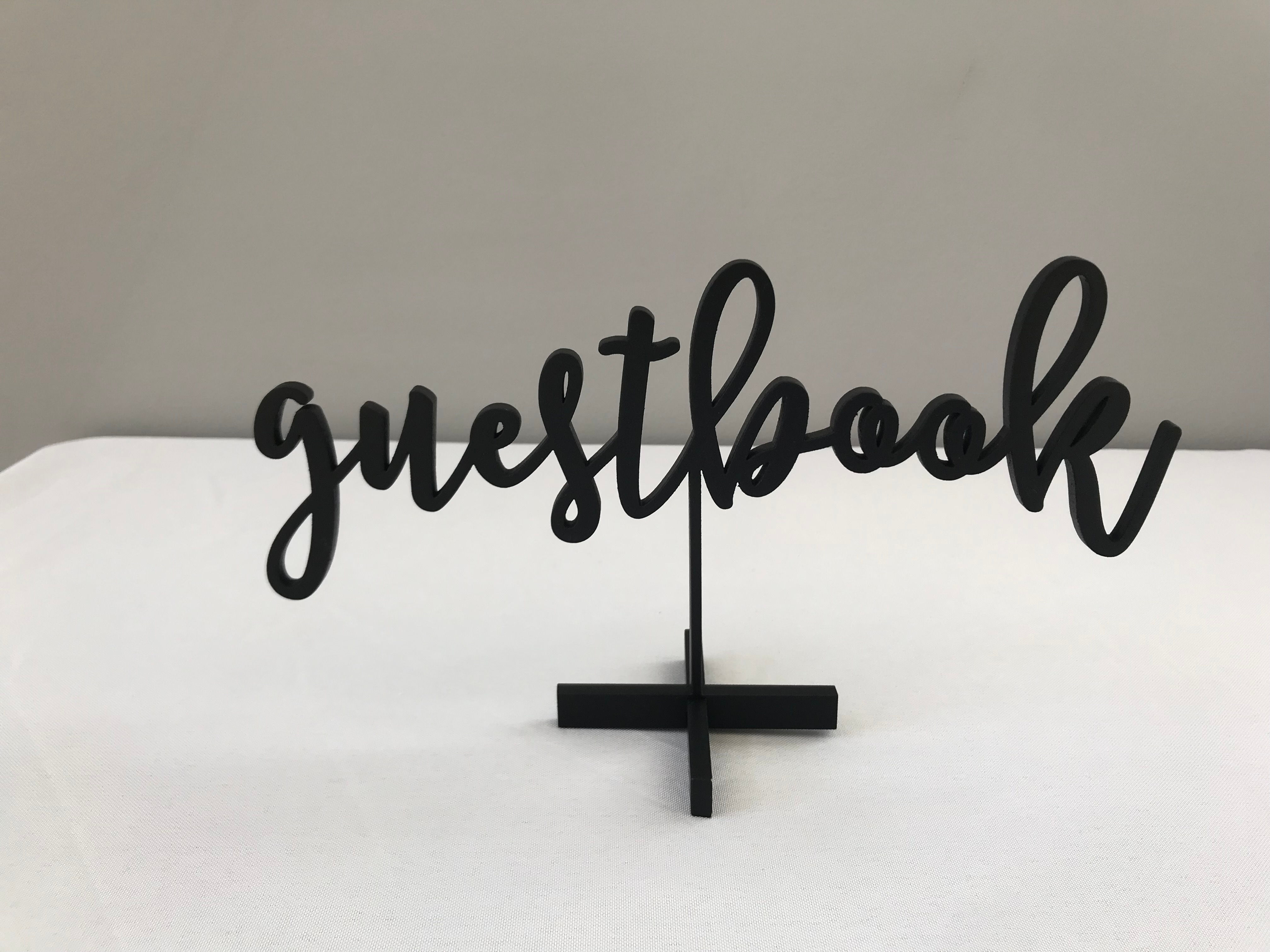 Guestbook Stand up Sign
