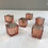 Thumbnail: Rose Gold Mercury Votive Holder Sets