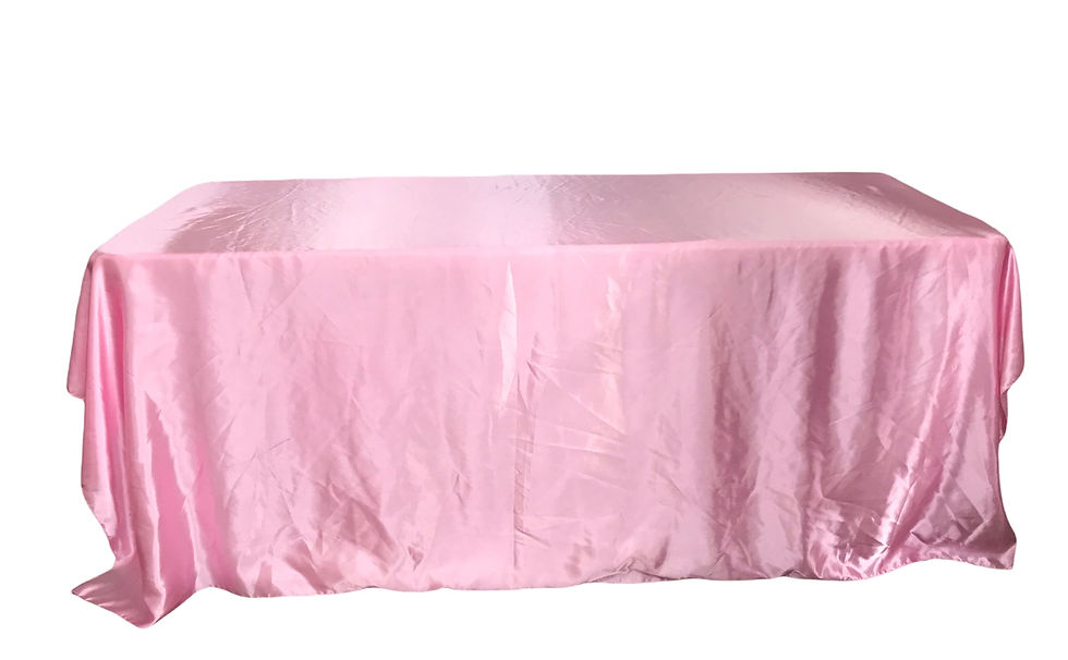 Thumbnail: Pink Satin Tablecloth
