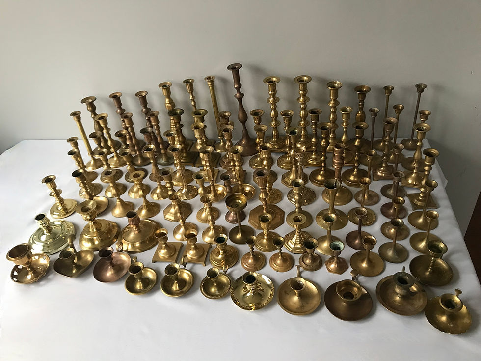 Thumbnail: Brass Candlesticks (set of 100+)